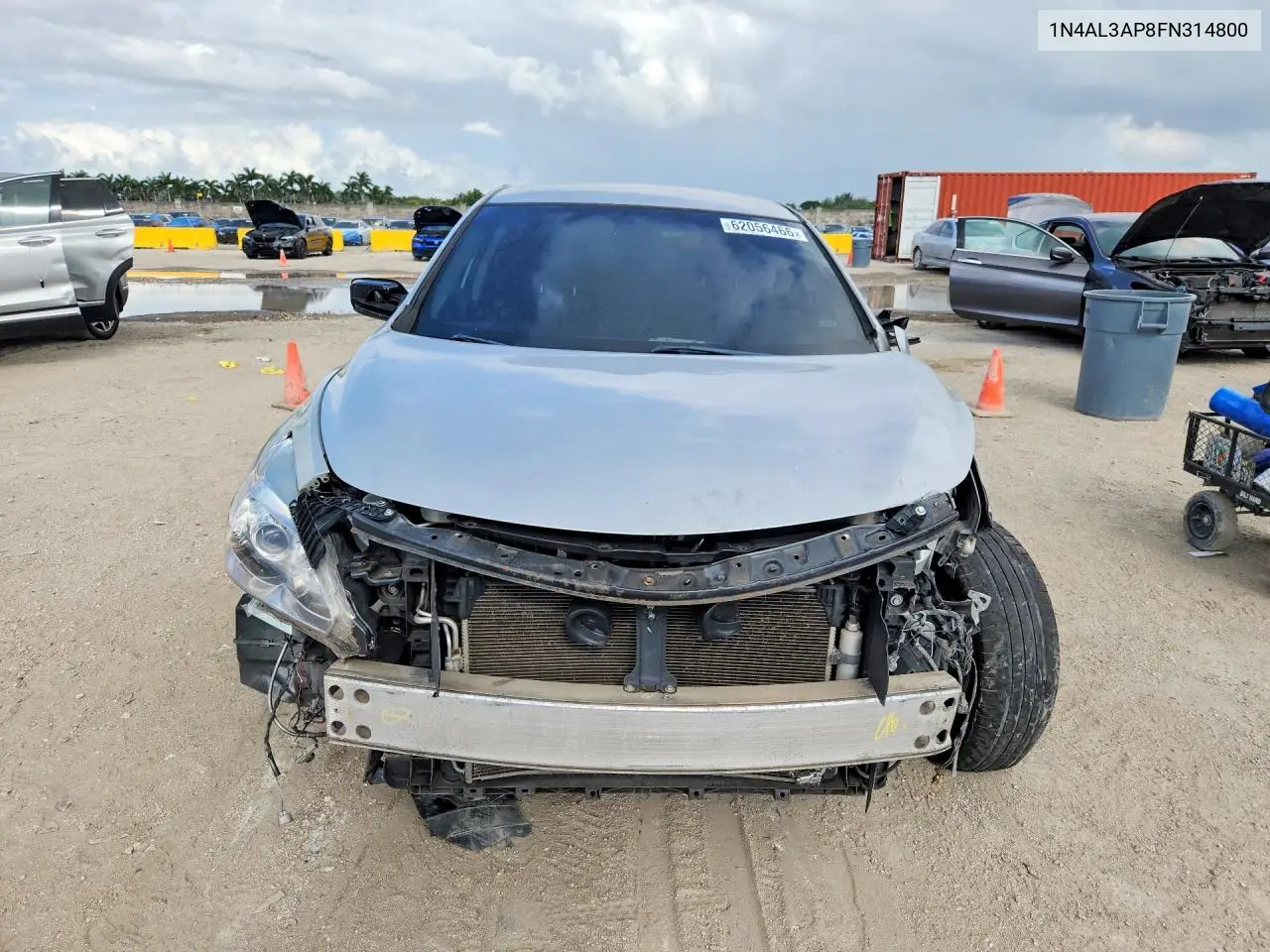 2015 Nissan Altima 2.5 S VIN: 1N4AL3AP8FN314800 Lot: 62056466