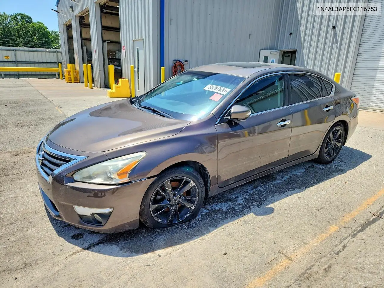 2015 Nissan Altima 2.5 Sv VIN: 1N4AL3AP5FC116753 Lot: 62087606