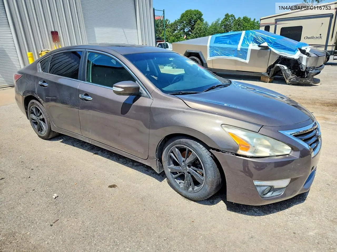 2015 Nissan Altima 2.5 Sv VIN: 1N4AL3AP5FC116753 Lot: 62087606