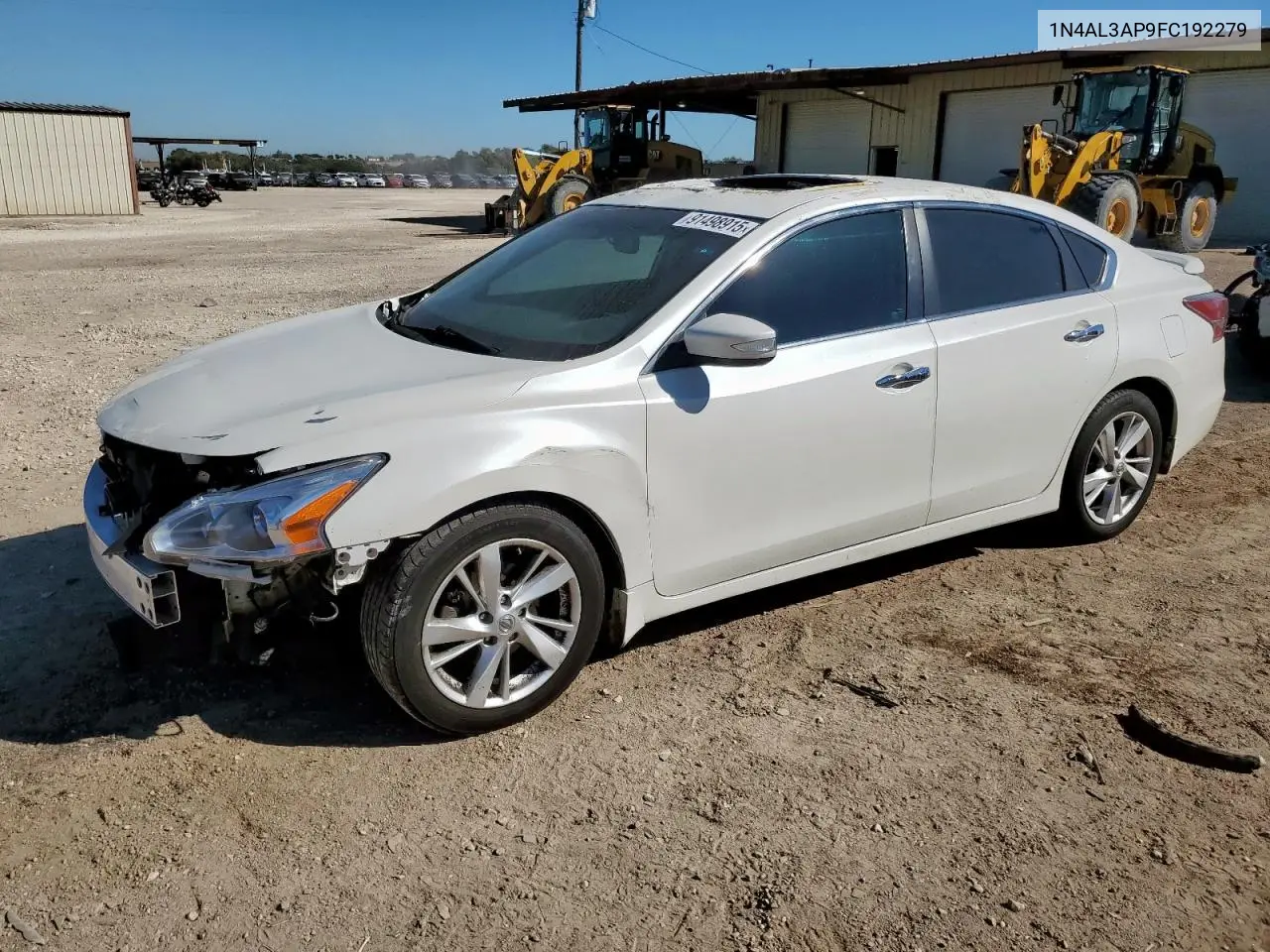 1N4AL3AP9FC192279 2015 Nissan Altima 2.5
