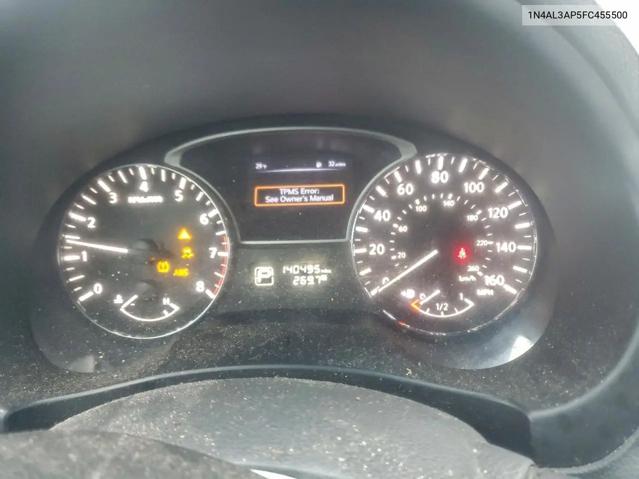 1N4AL3AP5FC455500 2015 Nissan Altima 2.5