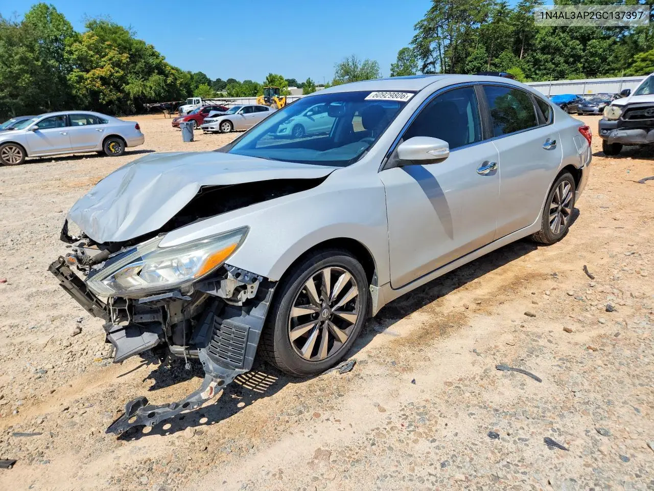 2016 Nissan Altima 2.5 Sv VIN: 1N4AL3AP2GC137397 Lot: 60929806