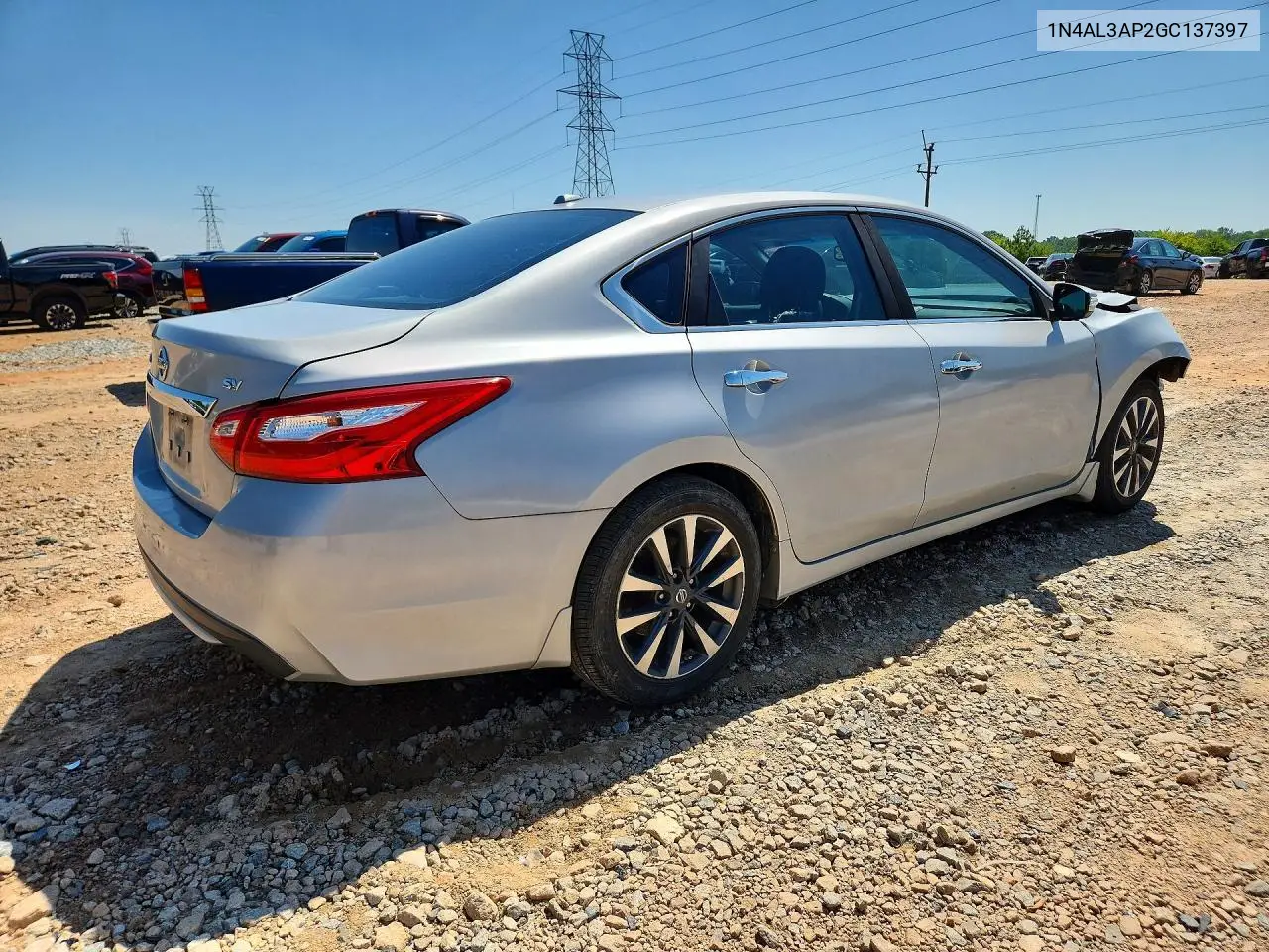 2016 Nissan Altima 2.5 Sv VIN: 1N4AL3AP2GC137397 Lot: 60929806