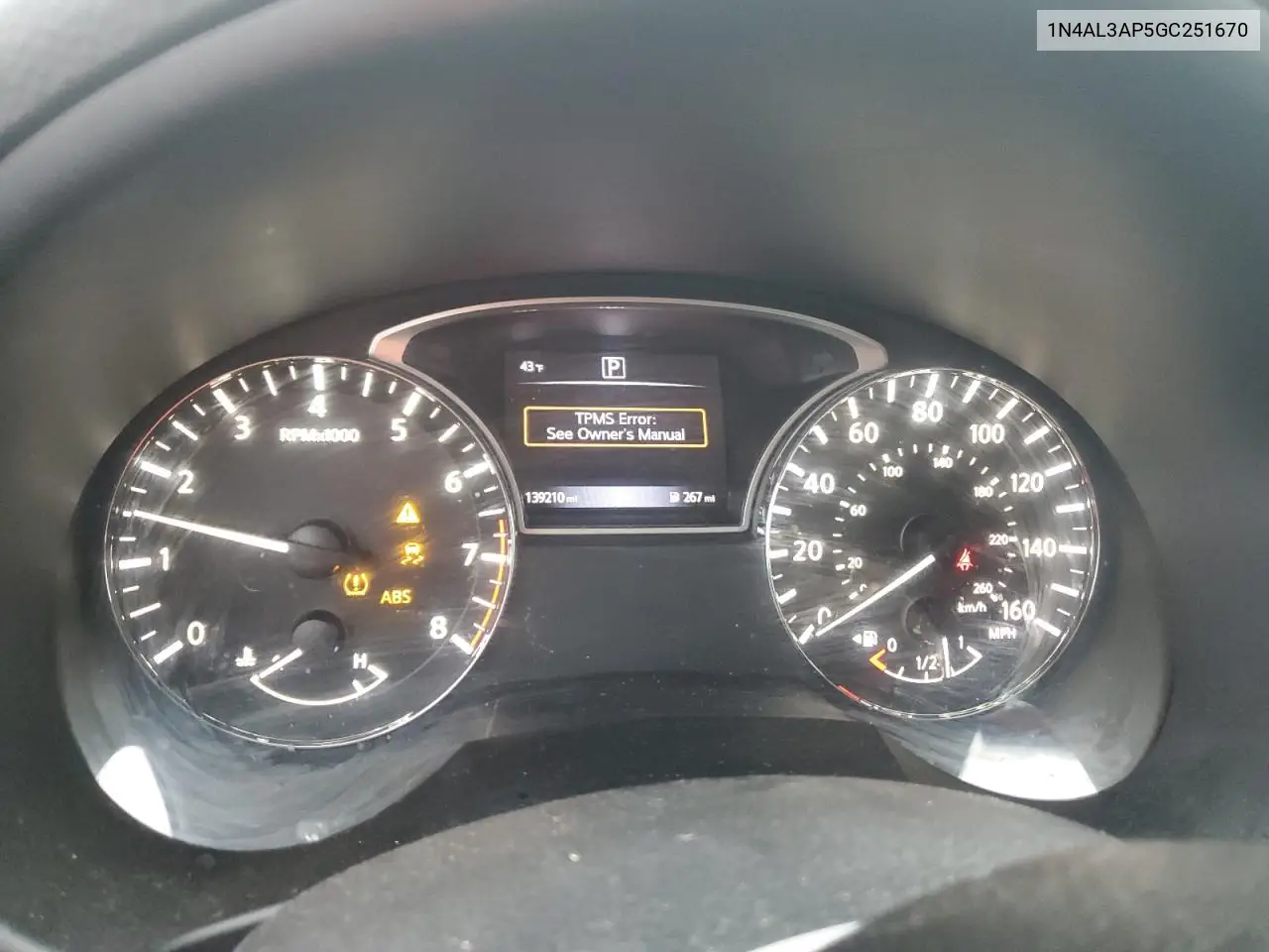 1N4AL3AP5GC251670 2016 Nissan Altima
