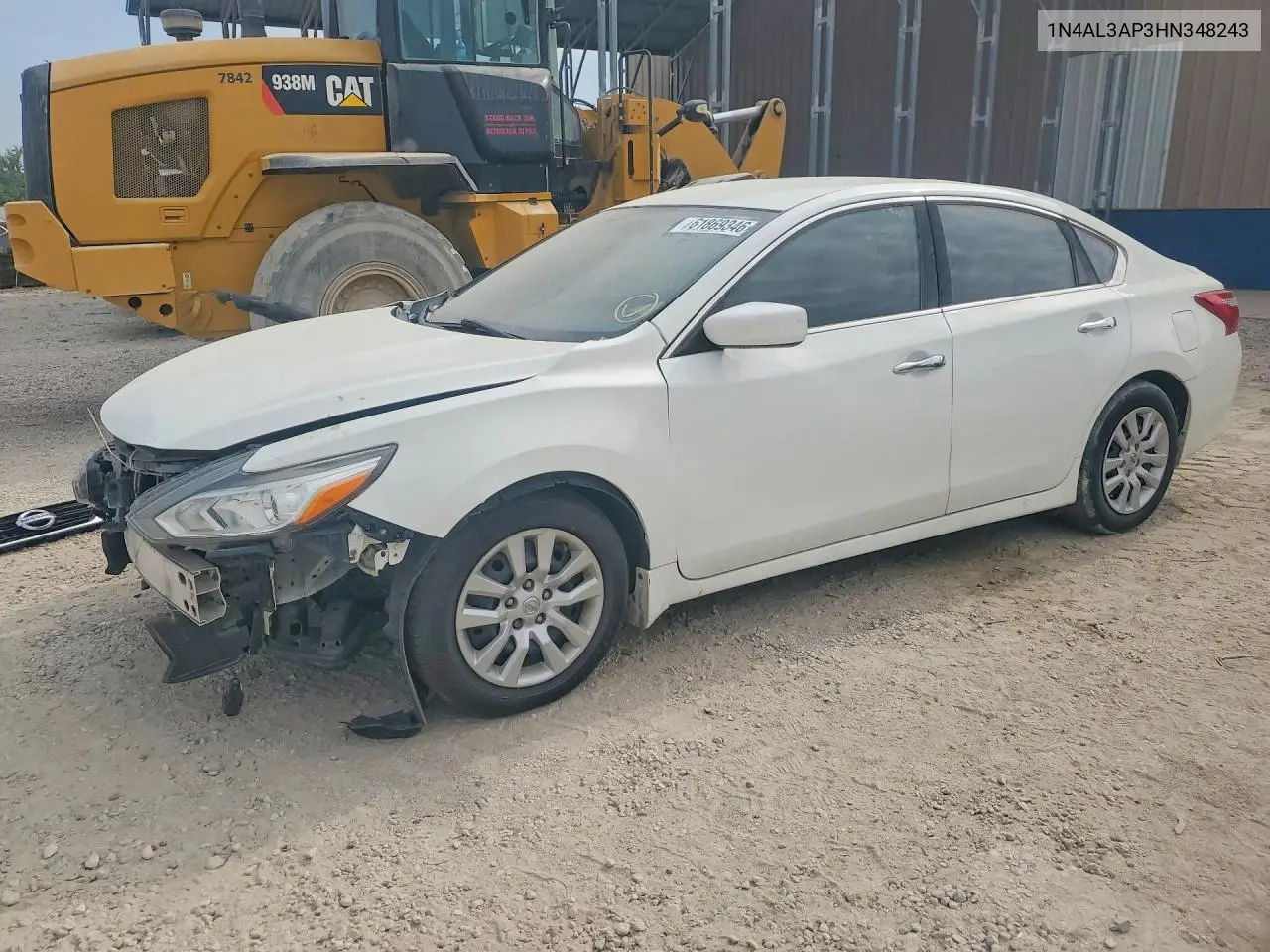 2017 Nissan Altima 2.5 S VIN: 1N4AL3AP3HN348243 Lot: 61869346