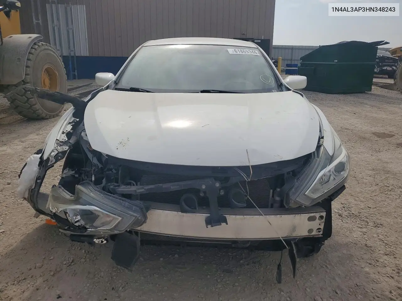 2017 Nissan Altima 2.5 S VIN: 1N4AL3AP3HN348243 Lot: 61869346