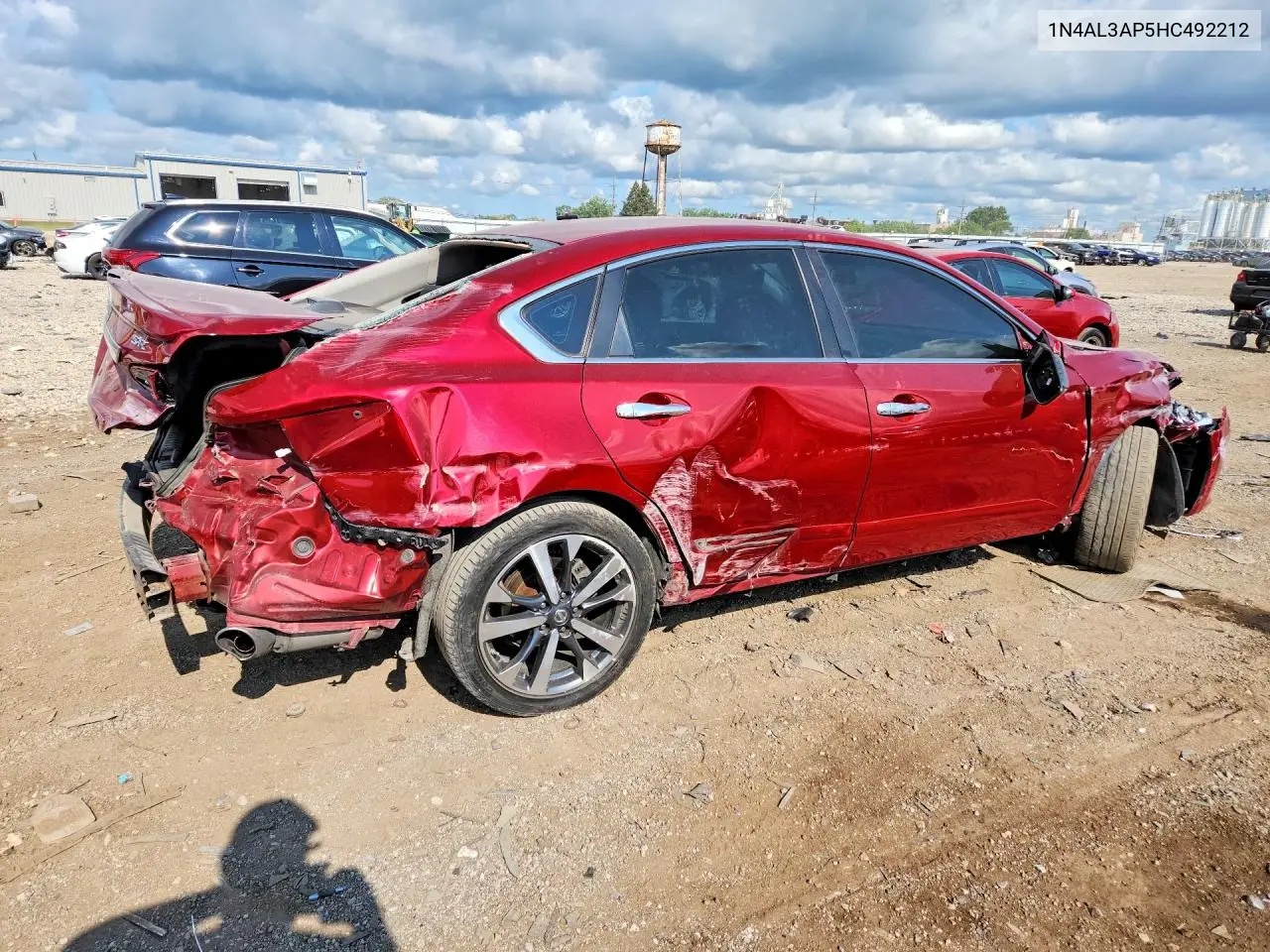 2017 Nissan Altima 2.5 Sr VIN: 1N4AL3AP5HC492212 Lot: 62022856