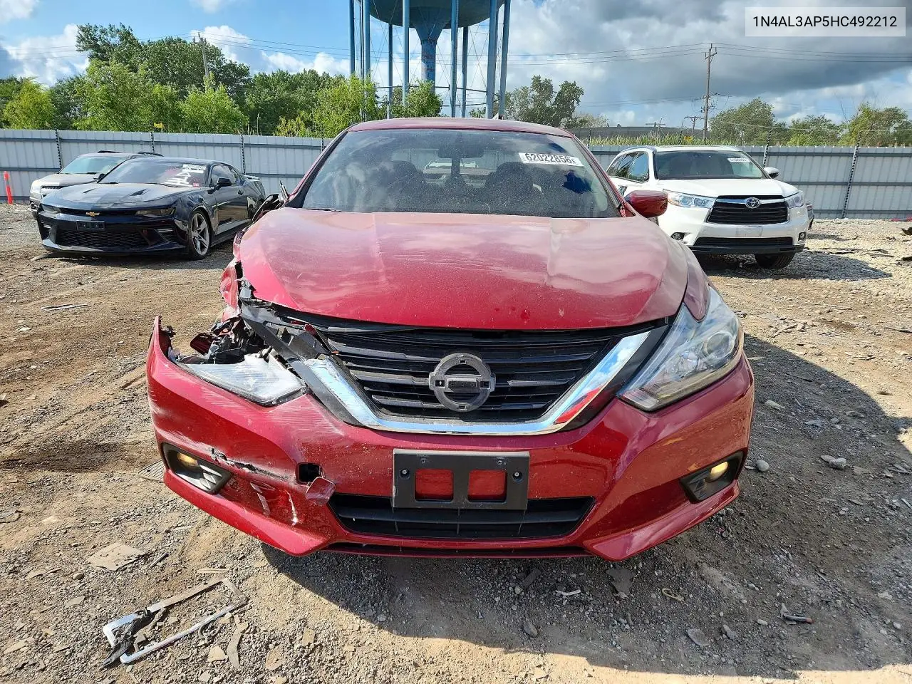 2017 Nissan Altima 2.5 Sr VIN: 1N4AL3AP5HC492212 Lot: 62022856