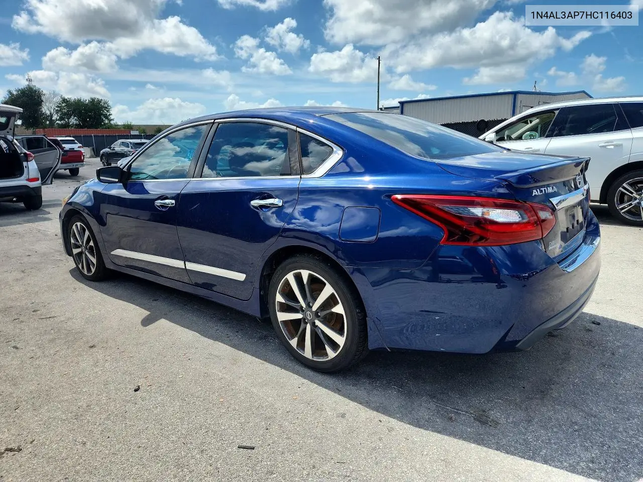 2017 Nissan Altima 2.5 Sr VIN: 1N4AL3AP7HC116403 Lot: 62061506