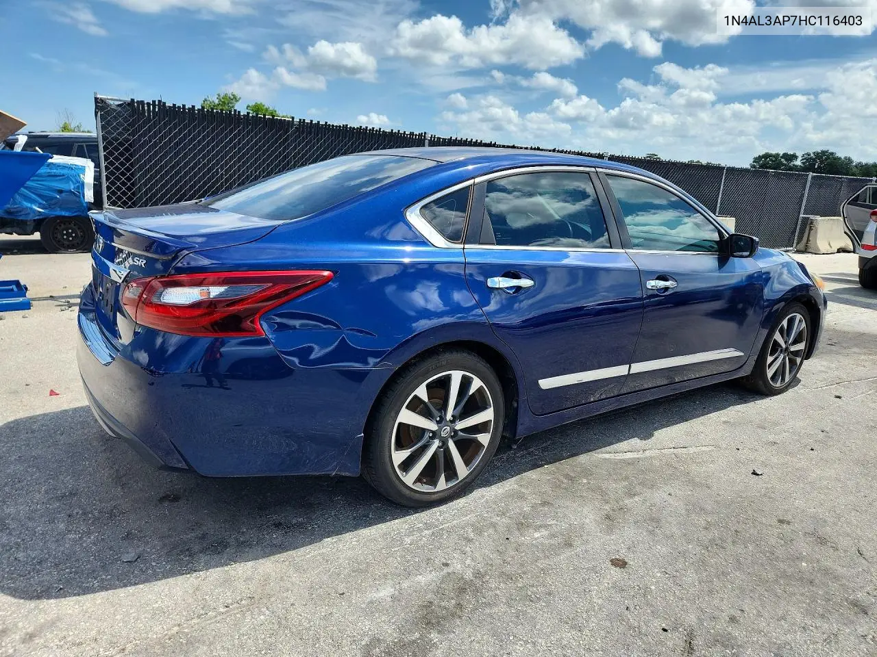 2017 Nissan Altima 2.5 Sr VIN: 1N4AL3AP7HC116403 Lot: 62061506