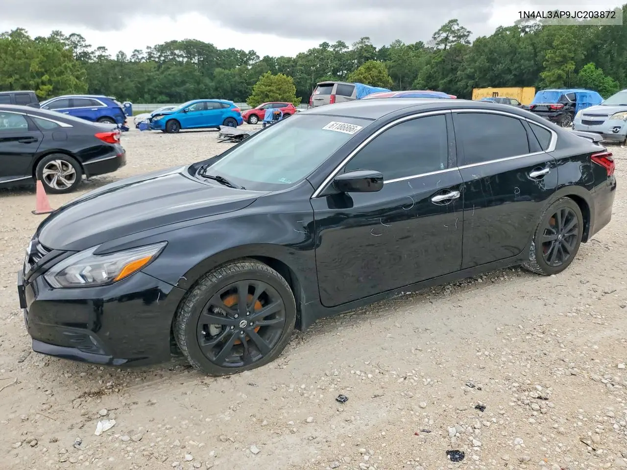 2018 Nissan Altima 2.5 Sr VIN: 1N4AL3AP9JC203872 Lot: 61186866