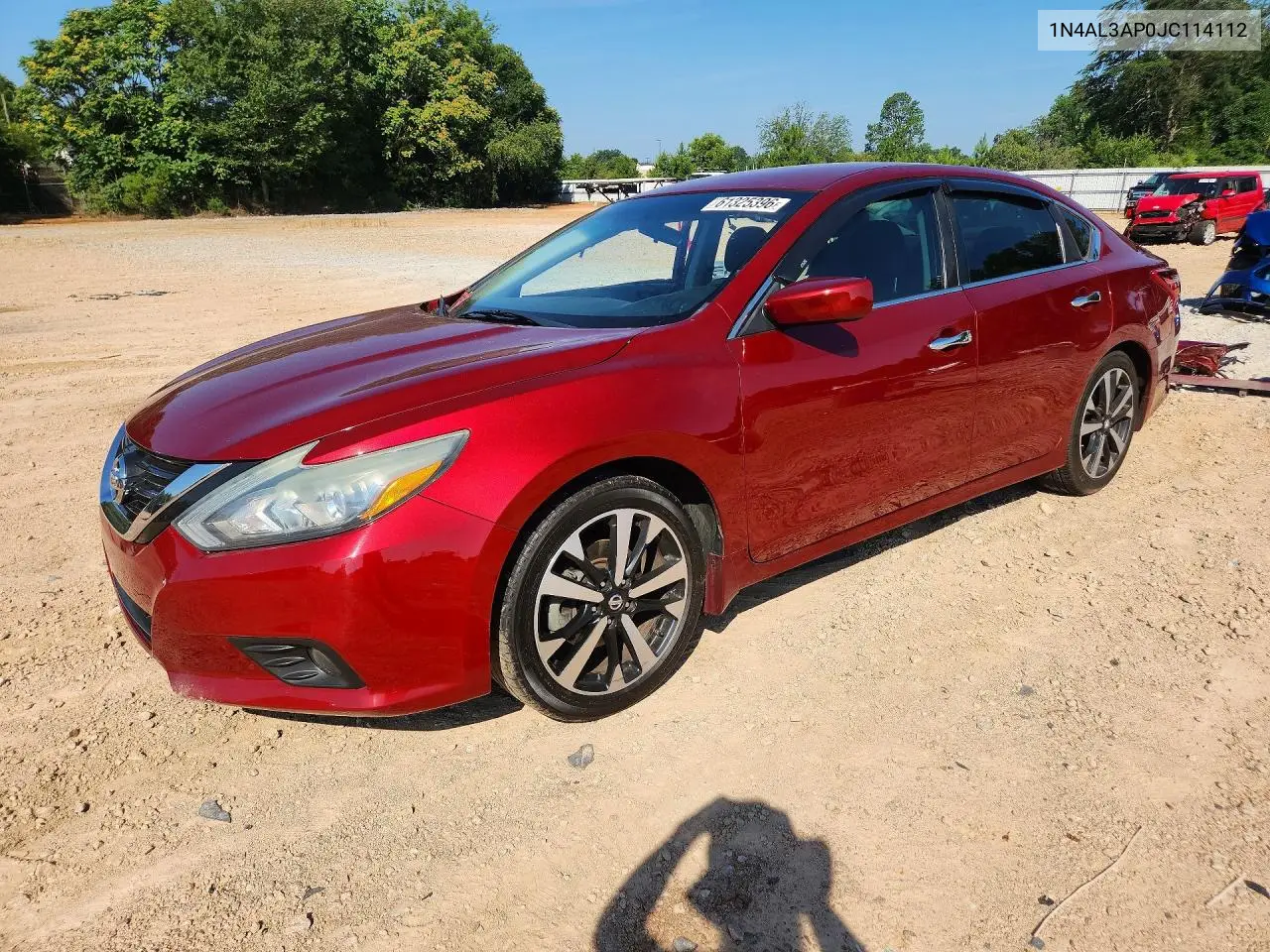 2018 Nissan Altima 2.5 Sr VIN: 1N4AL3AP0JC114112 Lot: 61325396