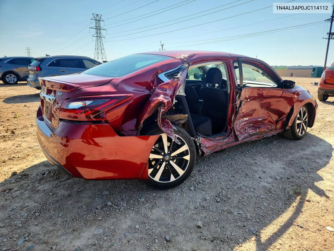 2018 Nissan Altima 2.5 Sr VIN: 1N4AL3AP0JC114112 Lot: 61325396