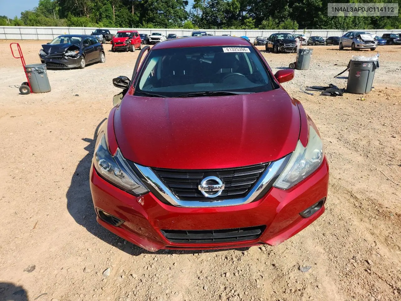 2018 Nissan Altima 2.5 Sr VIN: 1N4AL3AP0JC114112 Lot: 61325396