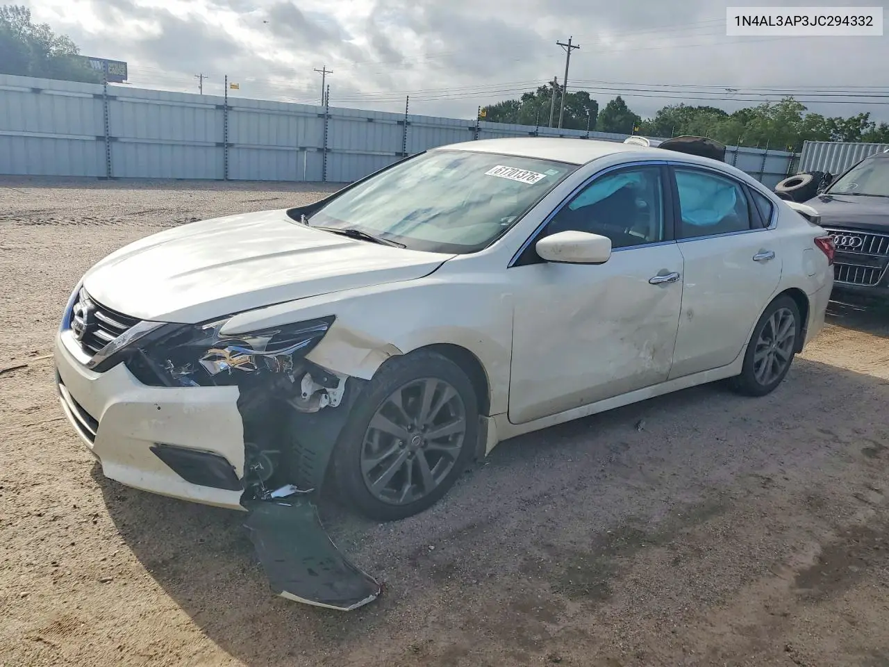 2018 Nissan Altima 2.5 Sr VIN: 1N4AL3AP3JC294332 Lot: 61701376