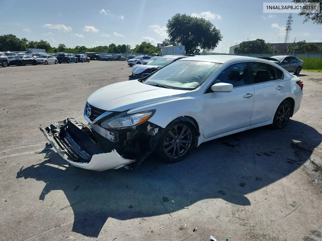 2018 Nissan Altima 2.5 Sr VIN: 1N4AL3AP8JC140151 Lot: 61922036