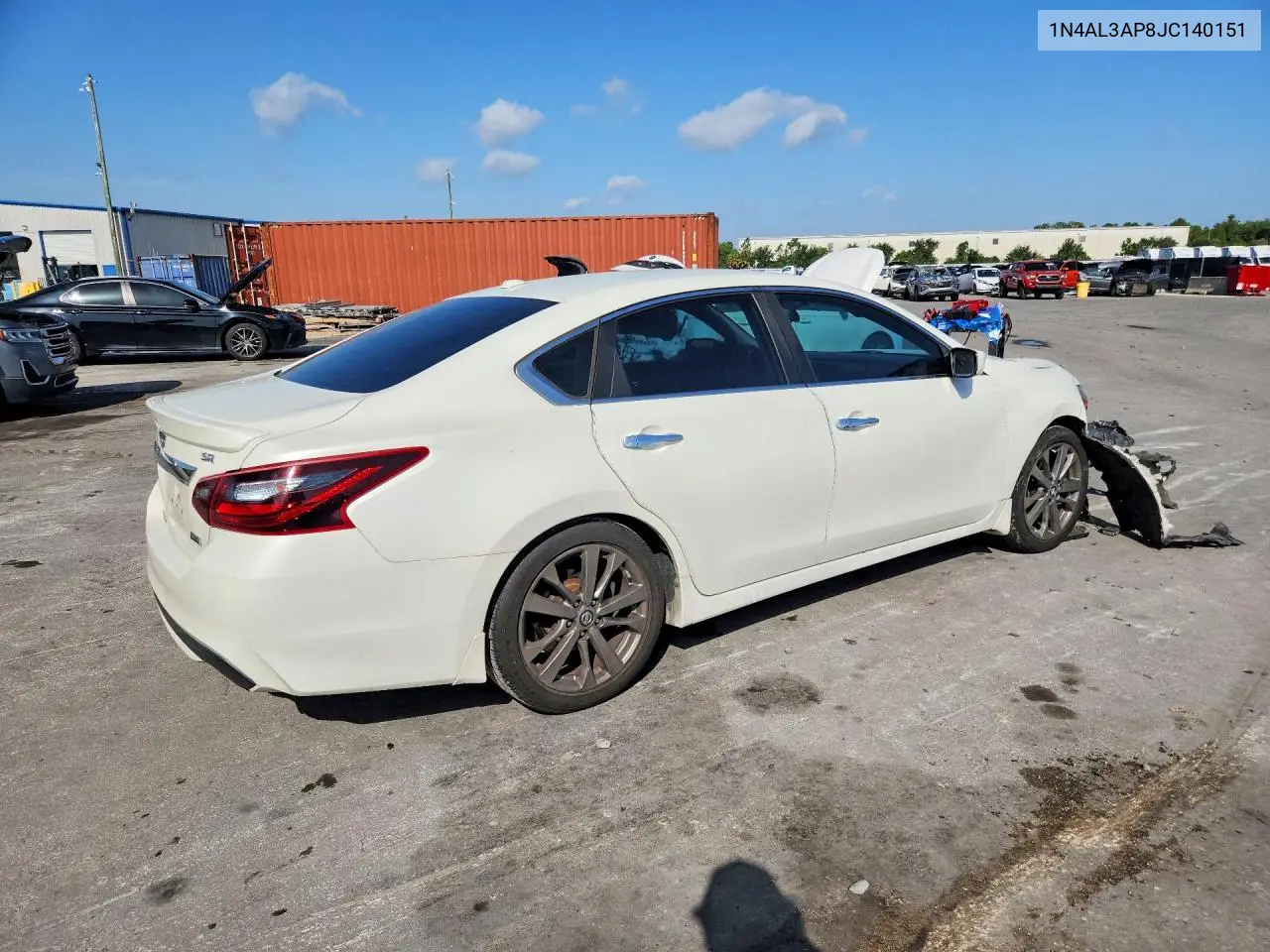 2018 Nissan Altima 2.5 Sr VIN: 1N4AL3AP8JC140151 Lot: 61922036