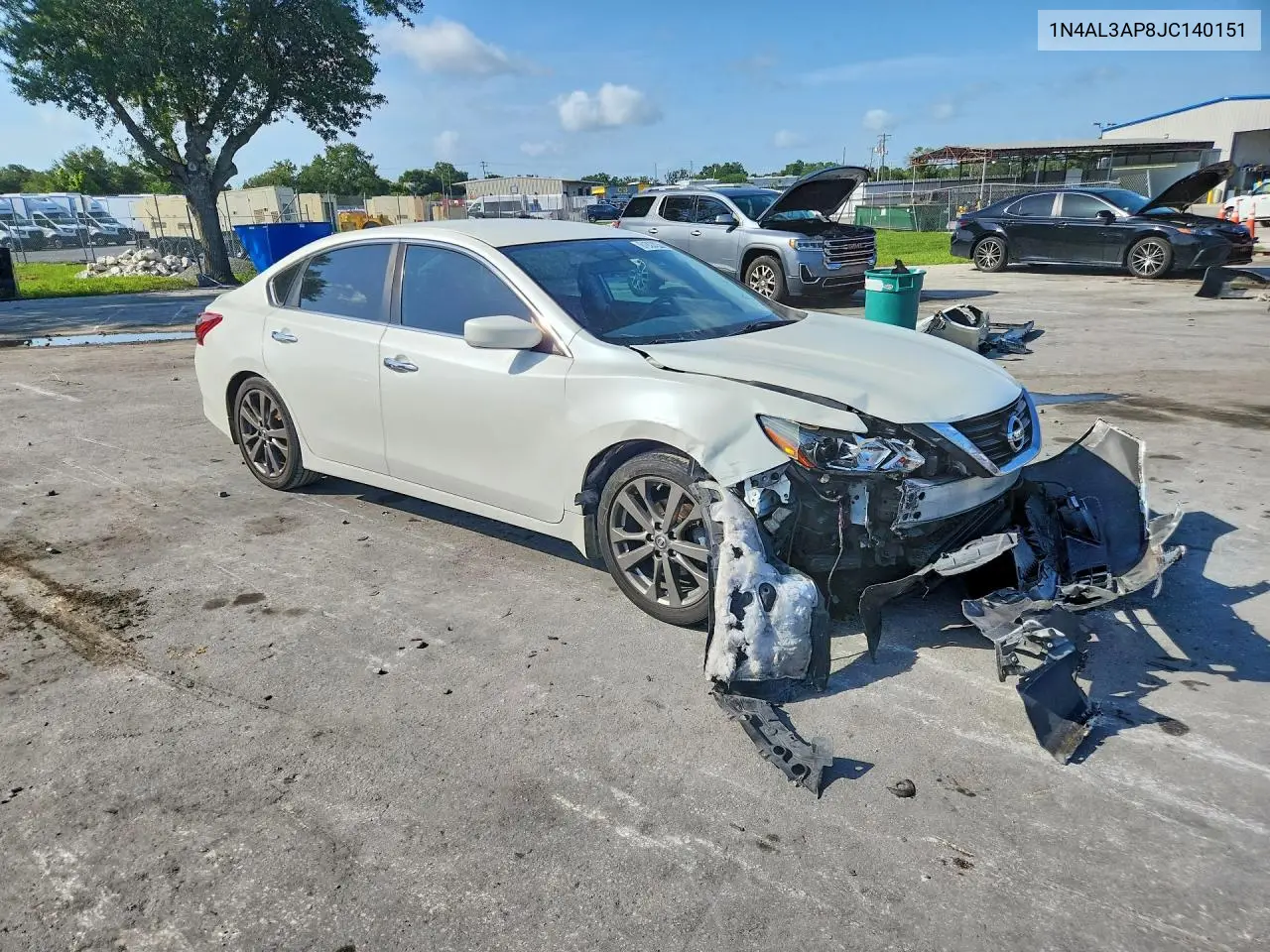 2018 Nissan Altima 2.5 Sr VIN: 1N4AL3AP8JC140151 Lot: 61922036