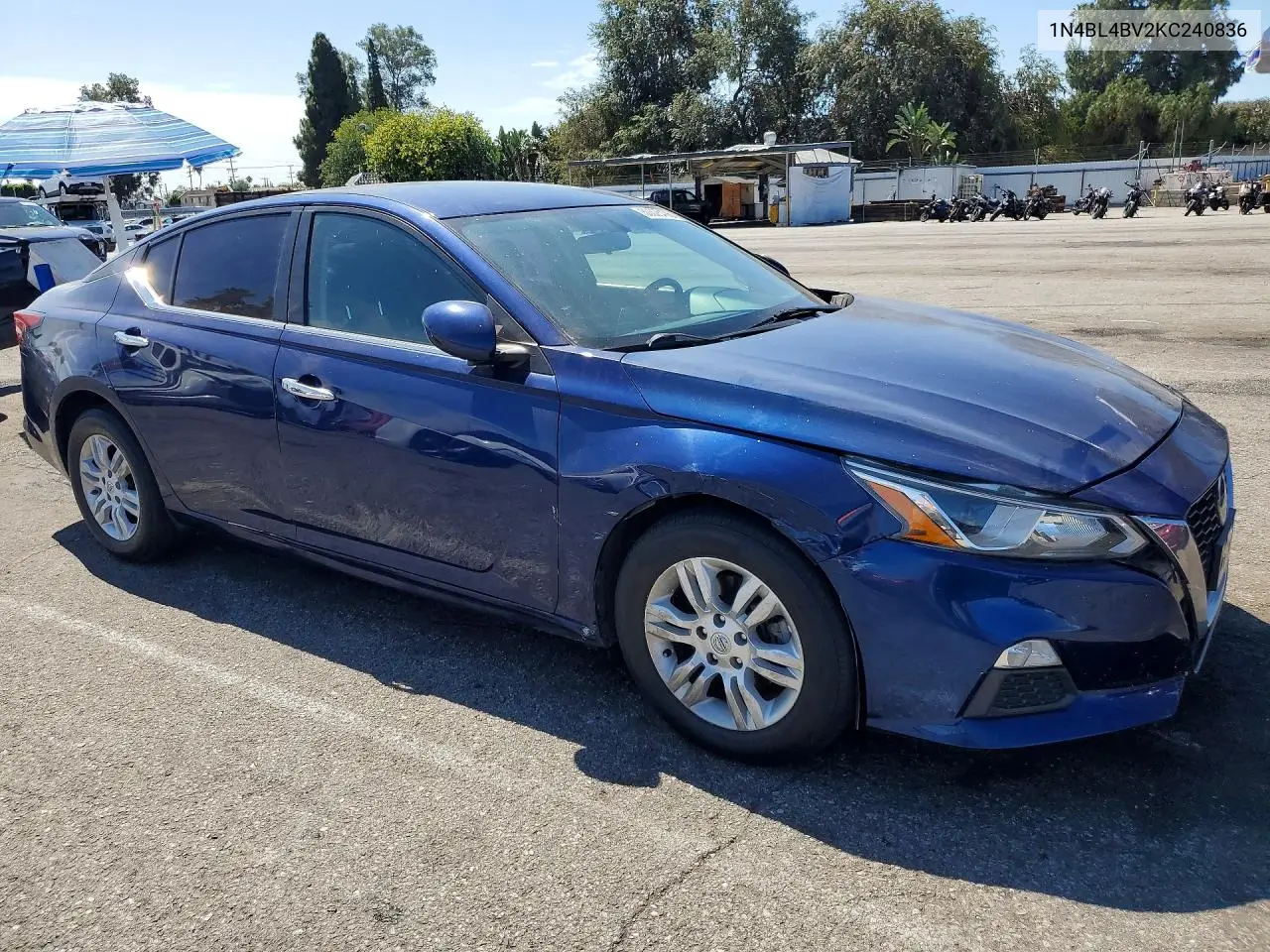 2019 Nissan Altima S VIN: 1N4BL4BV2KC240836 Lot: 60526406