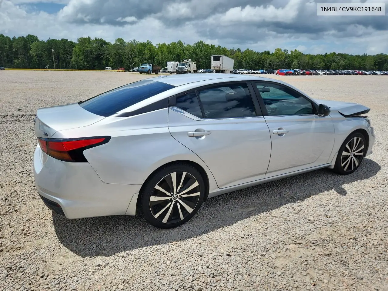 2019 Nissan Altima Sr VIN: 1N4BL4CV9KC191648 Lot: 62042806