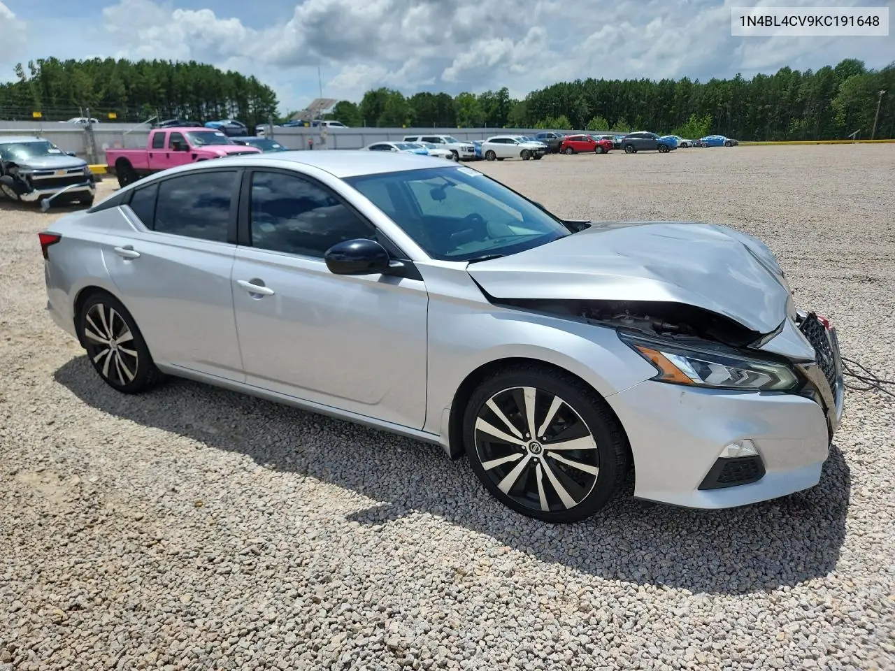 2019 Nissan Altima Sr VIN: 1N4BL4CV9KC191648 Lot: 62042806