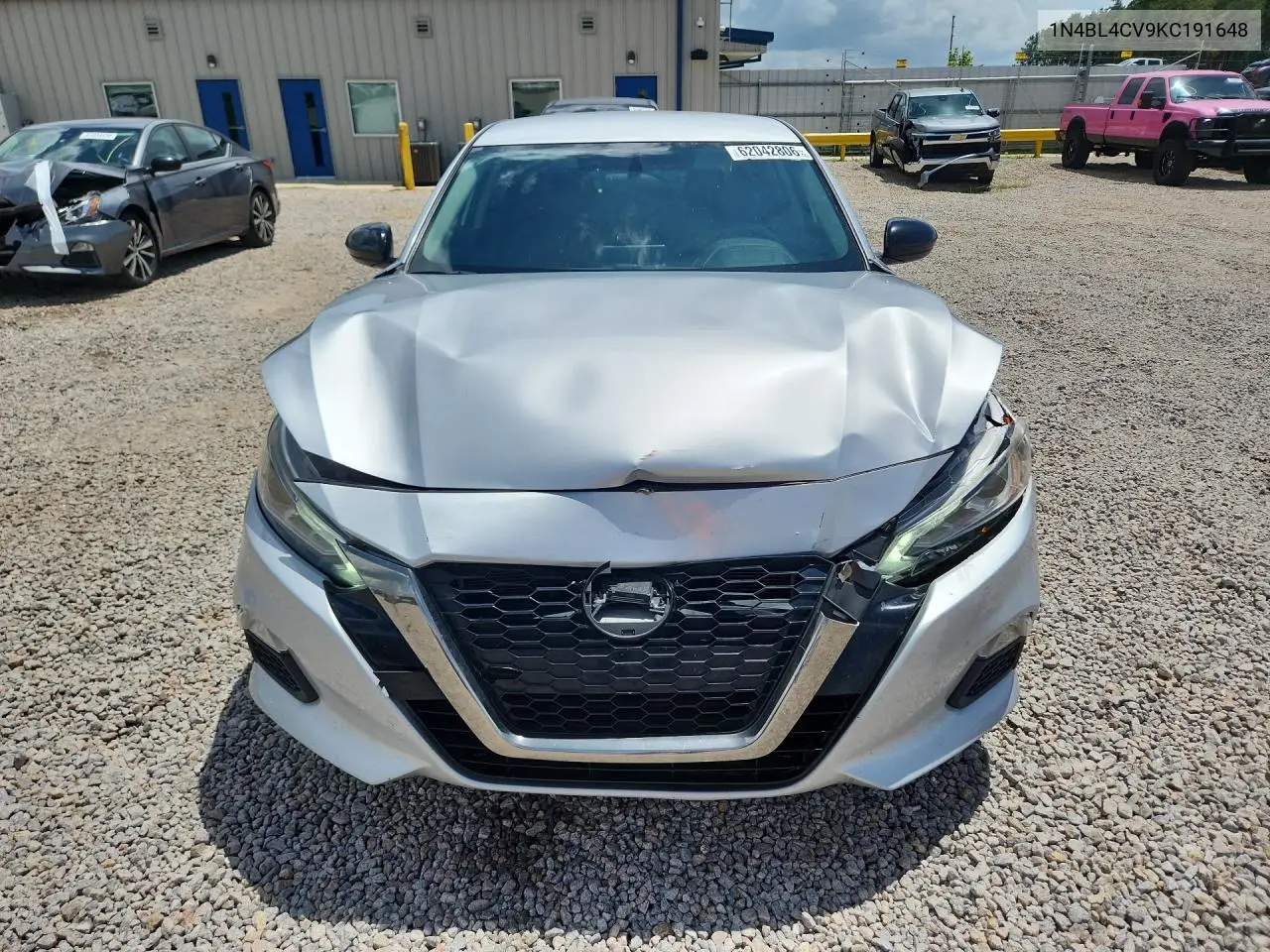 2019 Nissan Altima Sr VIN: 1N4BL4CV9KC191648 Lot: 62042806