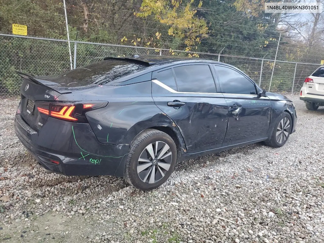 1N4BL4DW6KN301051 2019 Nissan Altima Sv