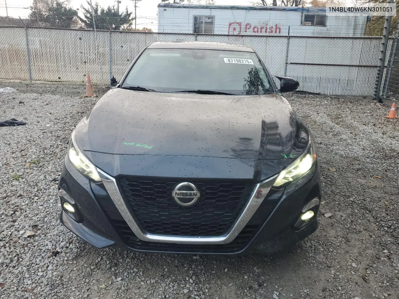 1N4BL4DW6KN301051 2019 Nissan Altima Sv