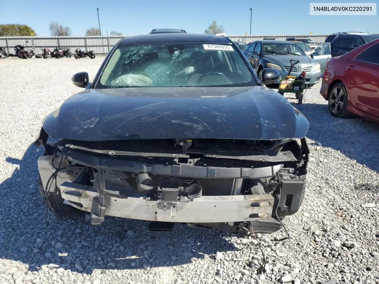 1N4BL4DV0KC220291 2019 Nissan Altima Sv