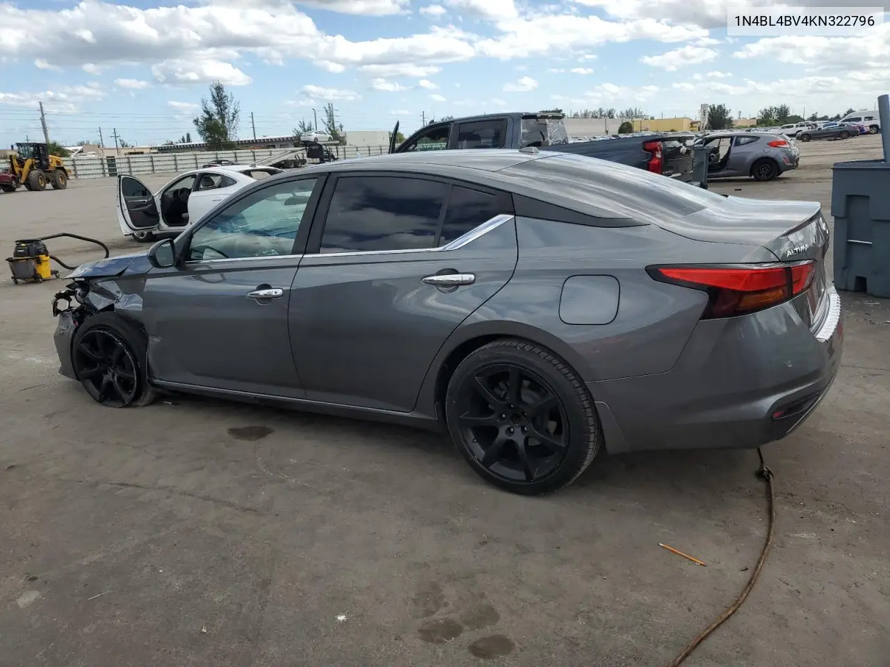 1N4BL4BV4KN322796 2019 Nissan Altima S