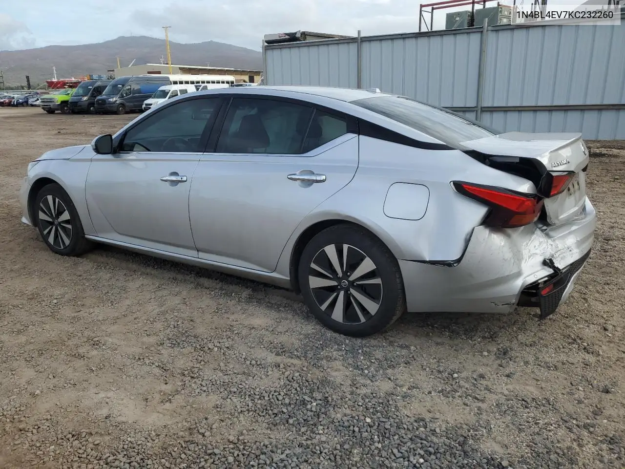 1N4BL4EV7KC232260 2019 Nissan Altima Sl