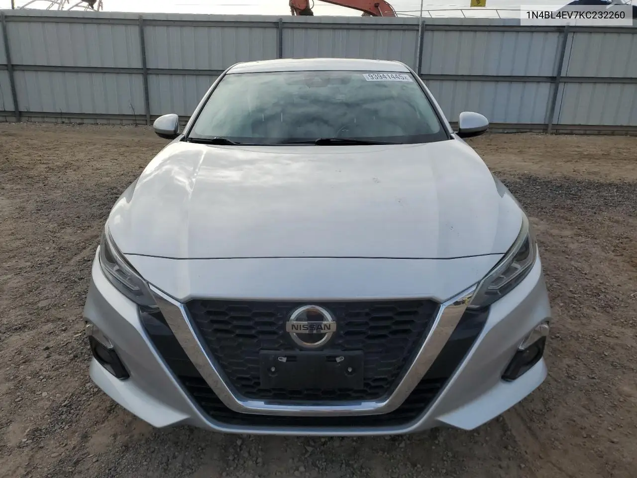 1N4BL4EV7KC232260 2019 Nissan Altima Sl