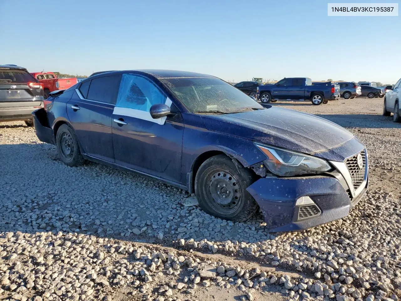 1N4BL4BV3KC195387 2019 Nissan Altima S