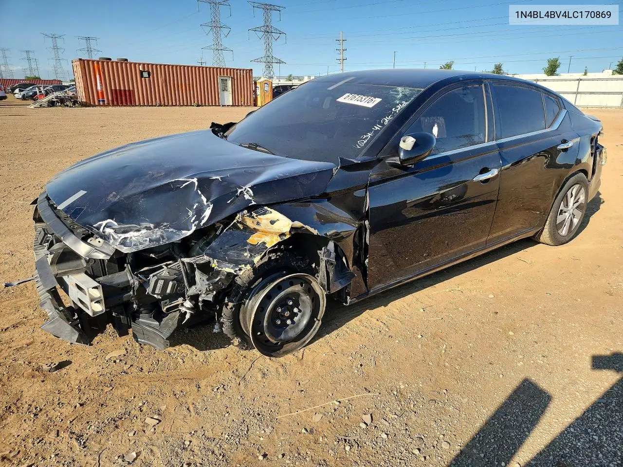 2020 Nissan Altima S VIN: 1N4BL4BV4LC170869 Lot: 61615316