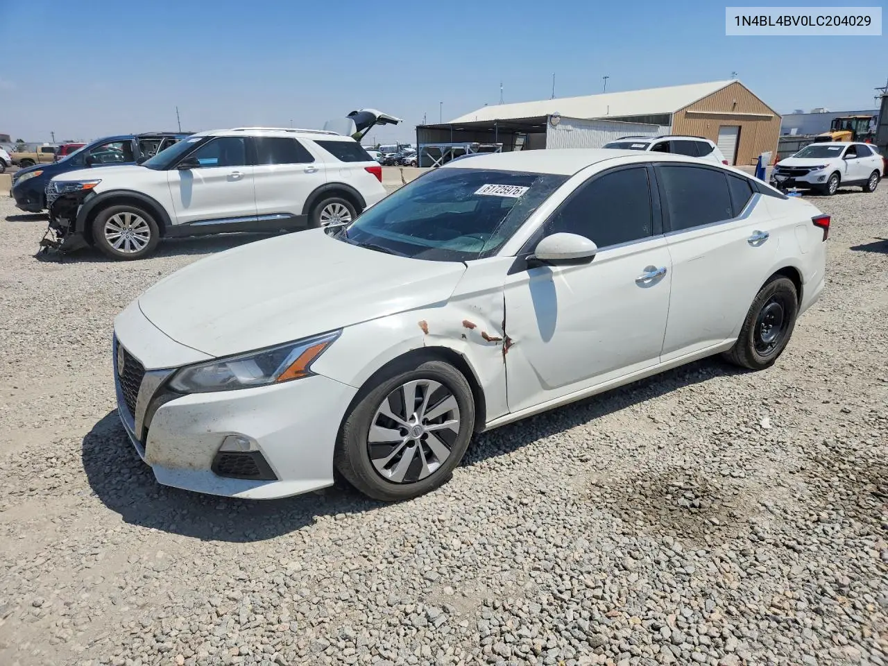 2020 Nissan Altima S VIN: 1N4BL4BV0LC204029 Lot: 61725976