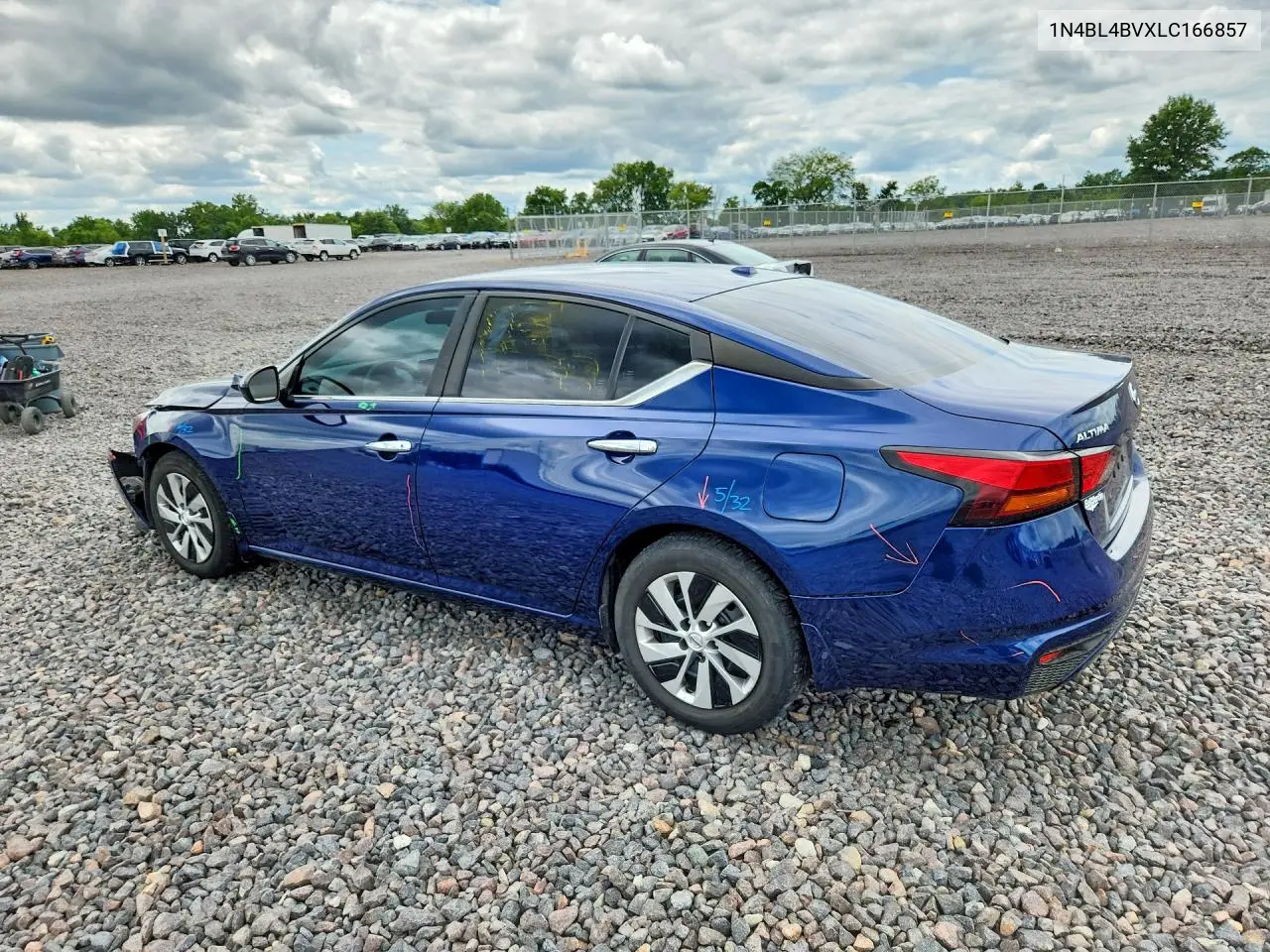 2020 Nissan Altima S VIN: 1N4BL4BVXLC166857 Lot: 62315896