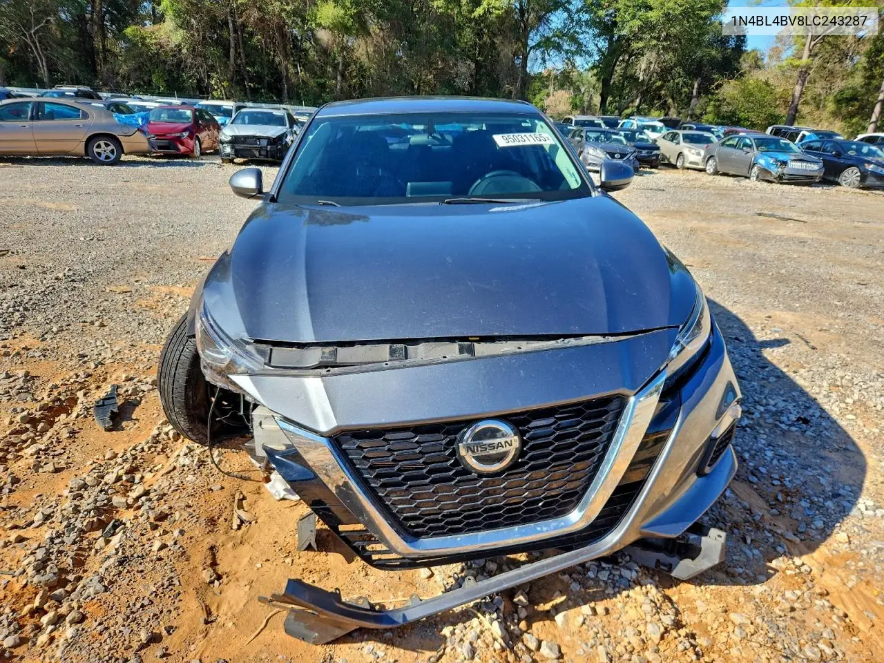 1N4BL4BV8LC243287 2020 Nissan Altima S