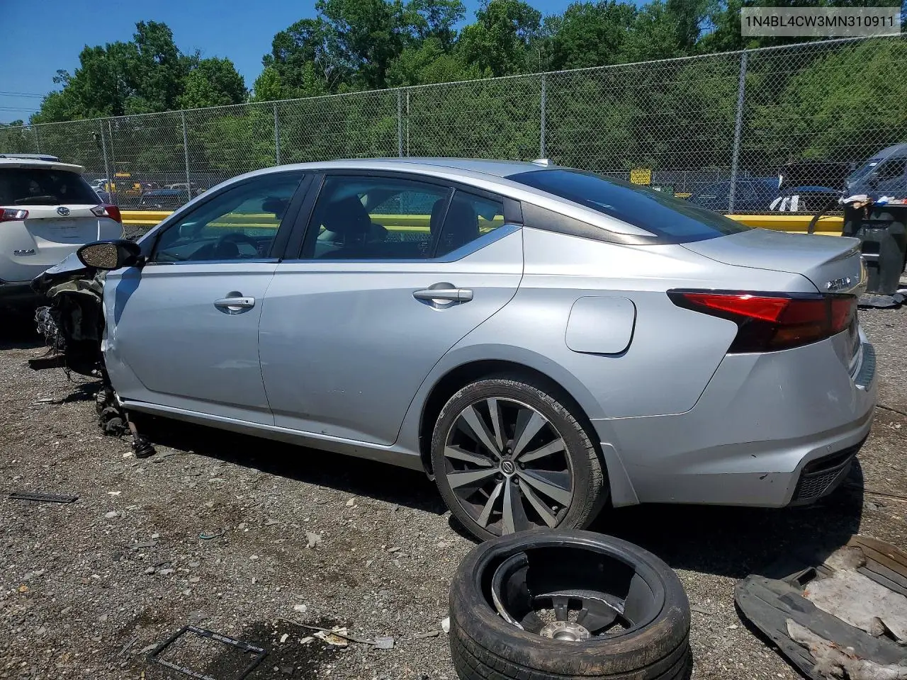 2021 Nissan Altima Sr VIN: 1N4BL4CW3MN310911 Lot: 56394646