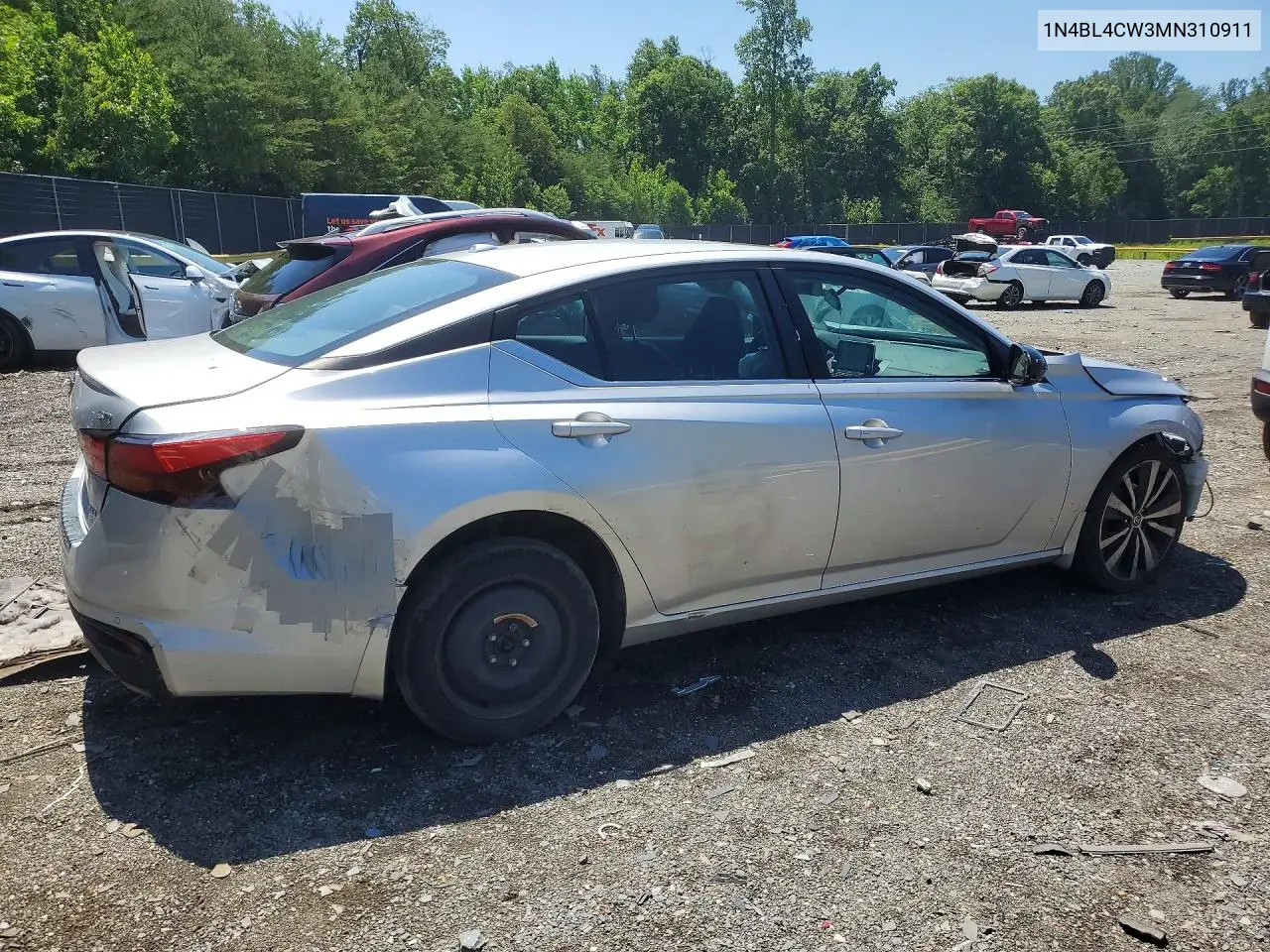 2021 Nissan Altima Sr VIN: 1N4BL4CW3MN310911 Lot: 56394646