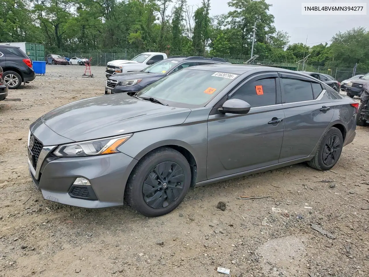 2021 Nissan Altima S VIN: 1N4BL4BV6MN394277 Lot: 61620796
