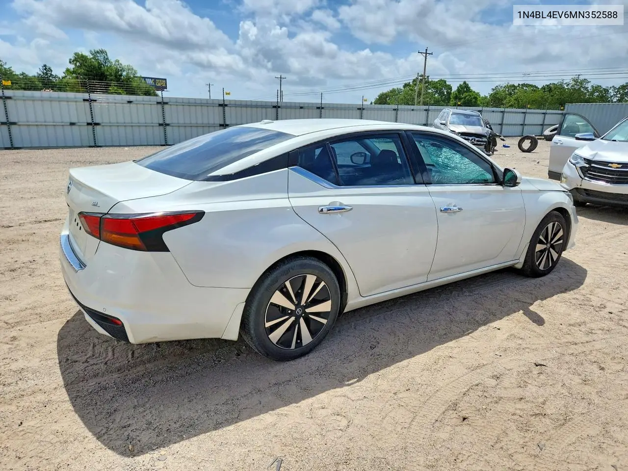 2021 Nissan Altima Sl VIN: 1N4BL4EV6MN352588 Lot: 61846226
