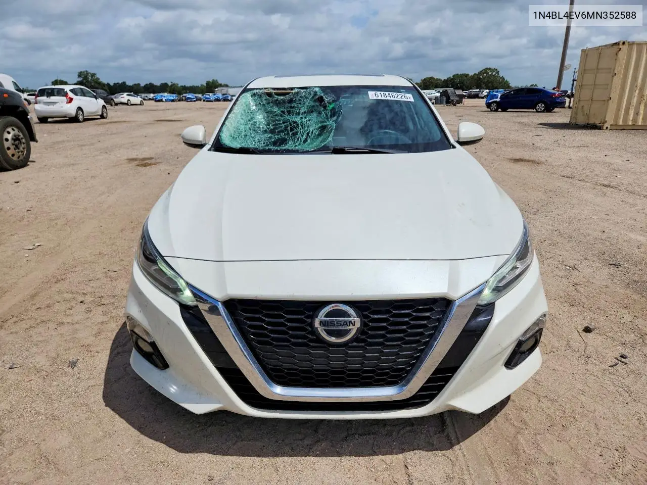 2021 Nissan Altima Sl VIN: 1N4BL4EV6MN352588 Lot: 61846226