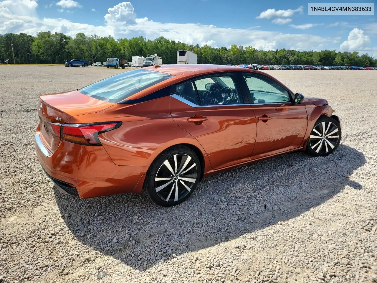 2021 Nissan Altima Sr VIN: 1N4BL4CV4MN383633 Lot: 62097696