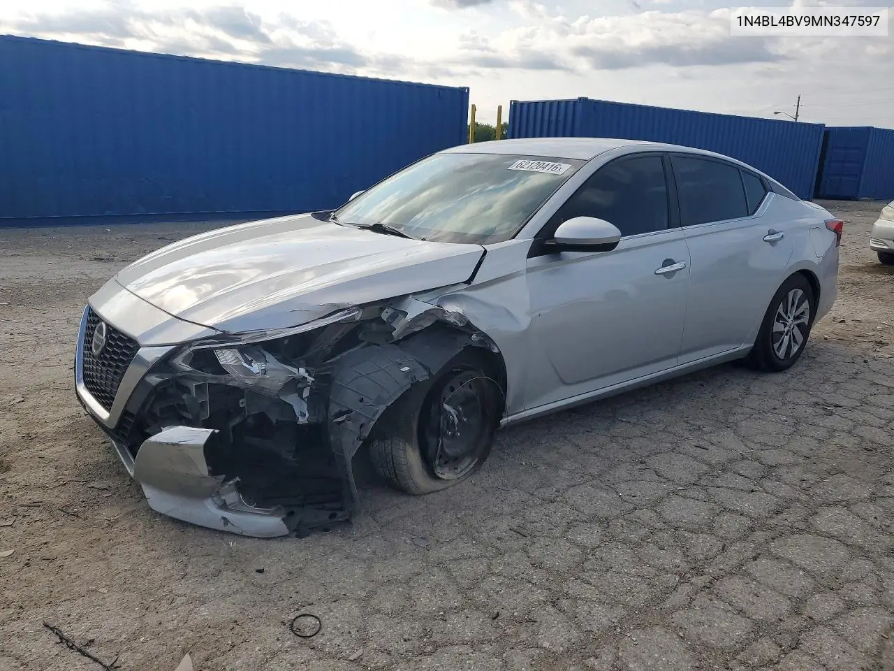 2021 Nissan Altima S VIN: 1N4BL4BV9MN347597 Lot: 62120416