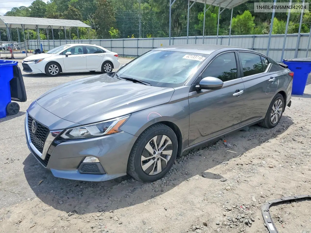 2021 Nissan Altima S VIN: 1N4BL4BV6MN342924 Lot: 62133716