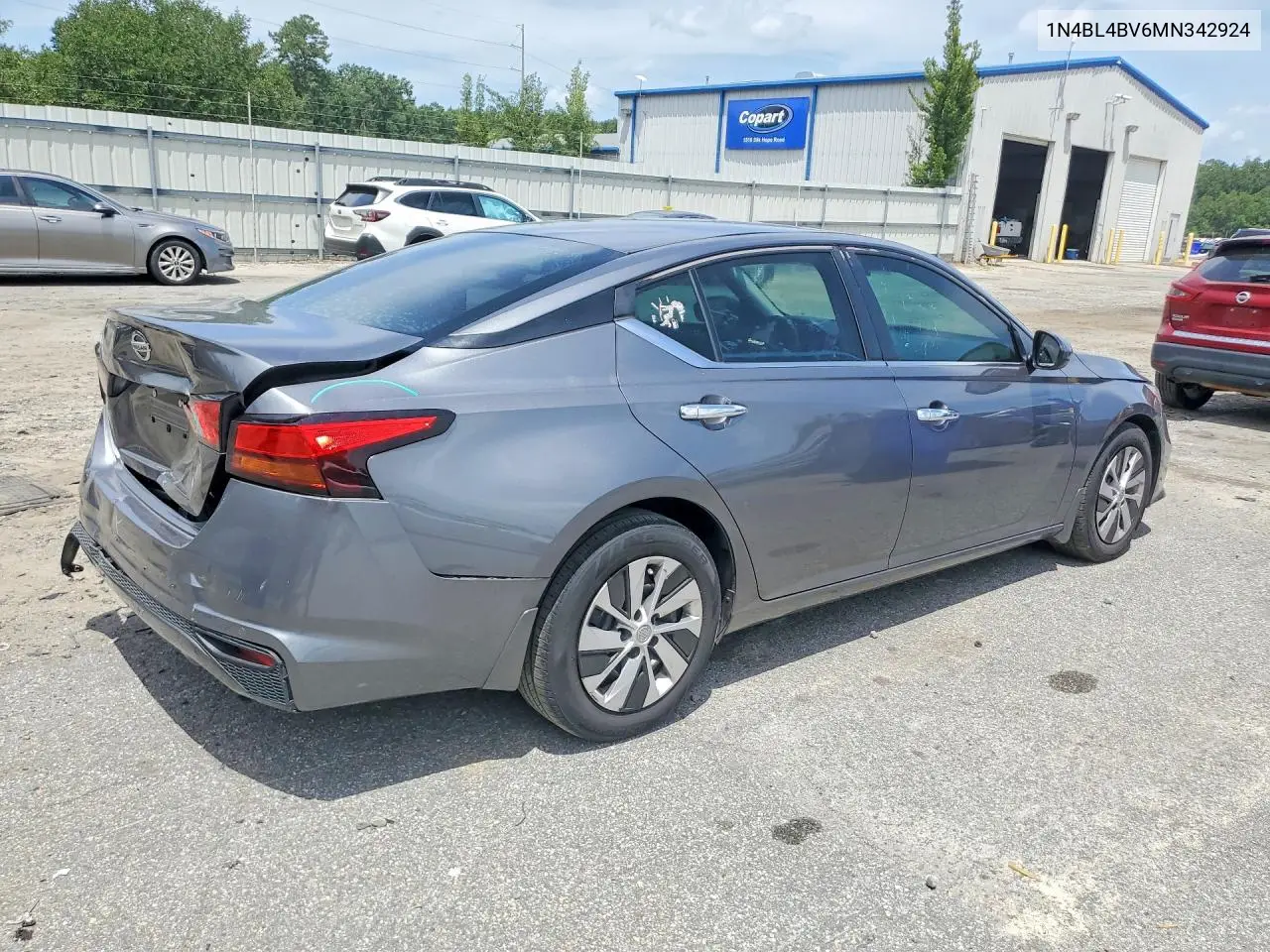 2021 Nissan Altima S VIN: 1N4BL4BV6MN342924 Lot: 62133716