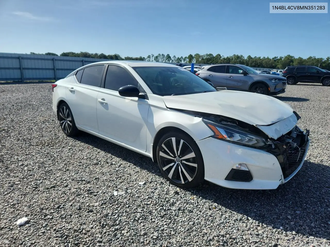 2021 Nissan Altima Sr VIN: 1N4BL4CV8MN351283 Lot: 62226296