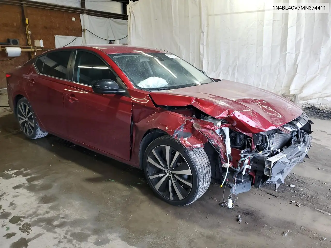 1N4BL4CV7MN374411 2021 Nissan Altima Sr