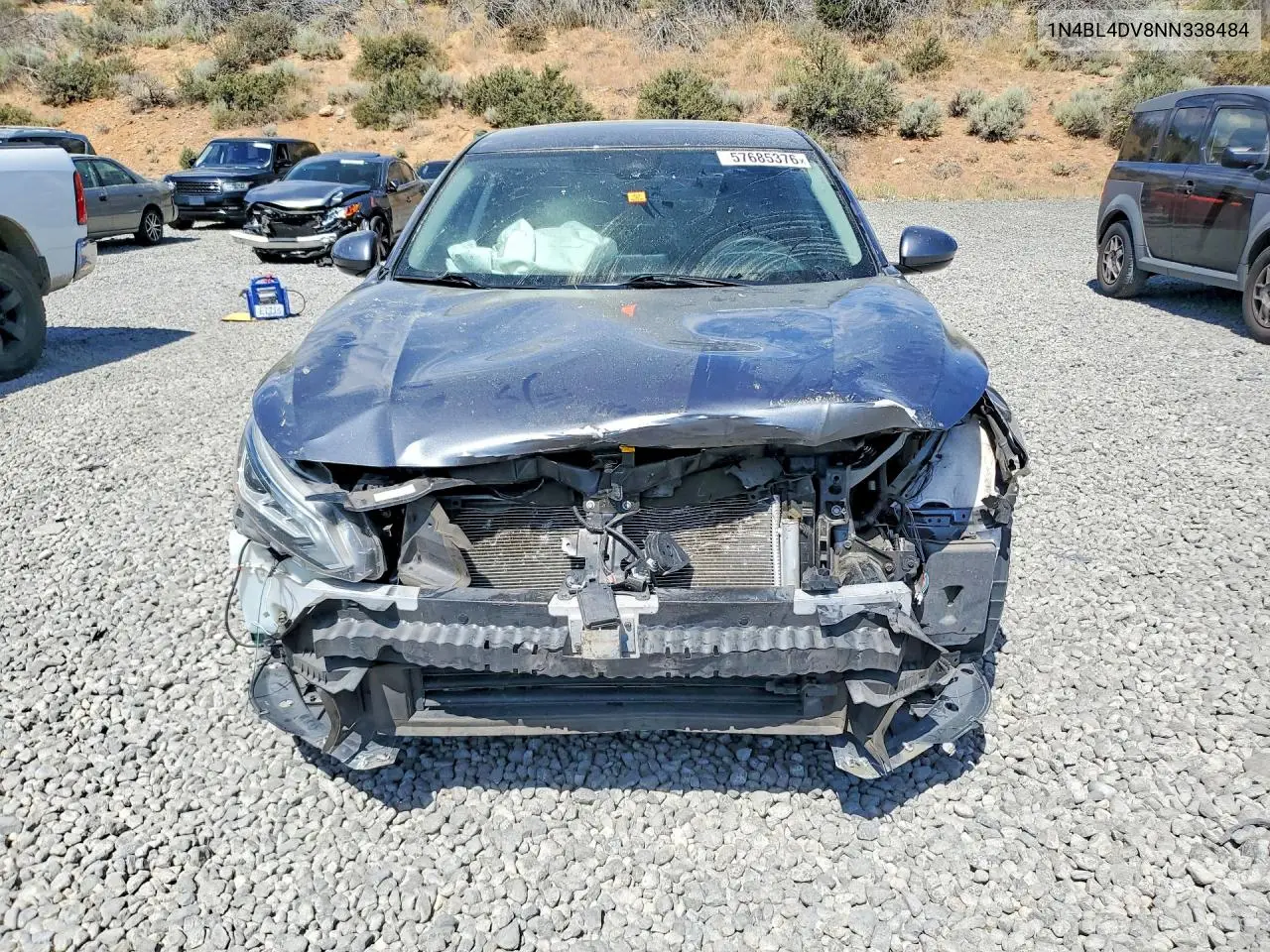 2022 Nissan Altima Sv VIN: 1N4BL4DV8NN338484 Lot: 57685376