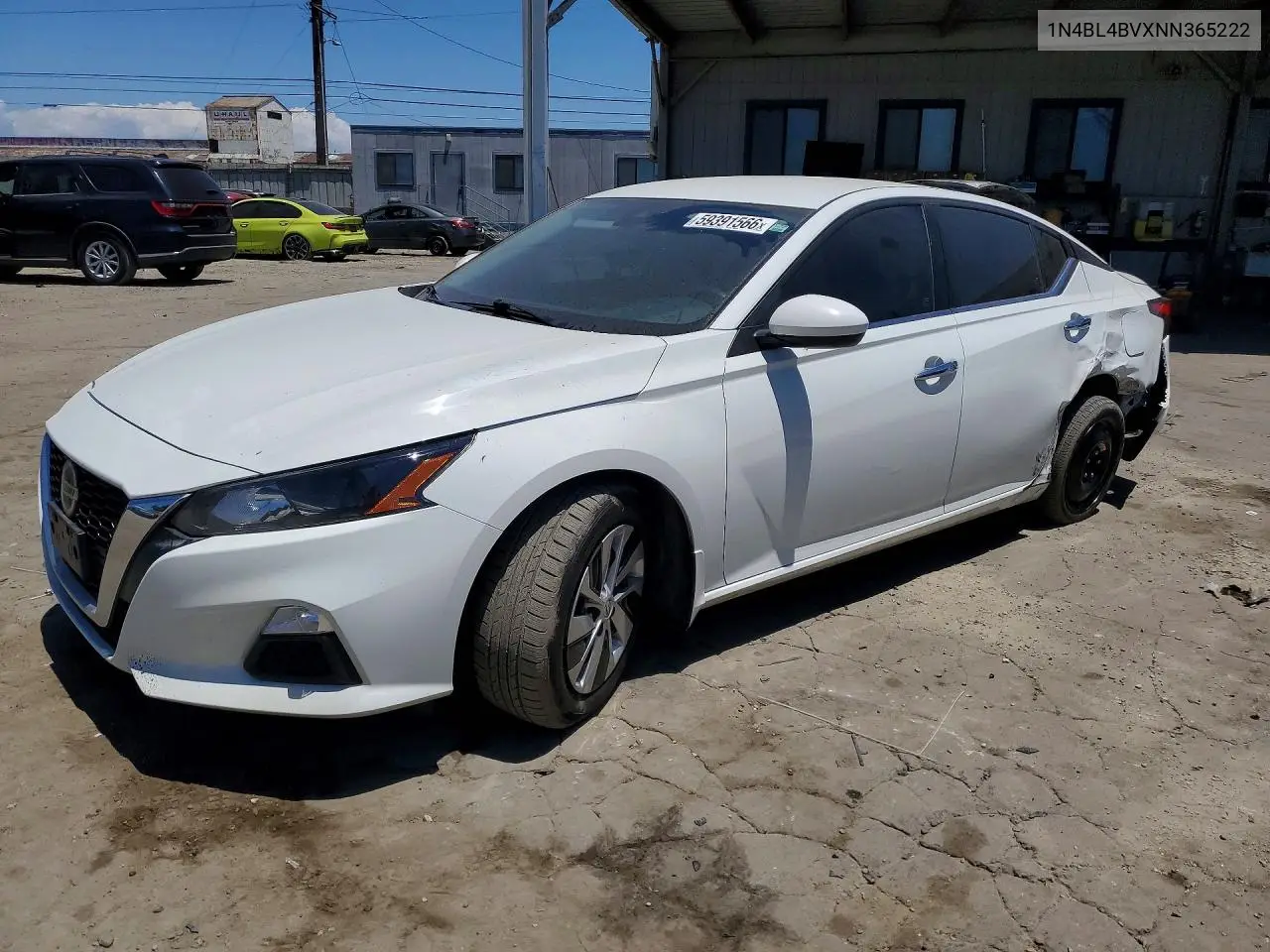 2022 Nissan Altima S VIN: 1N4BL4BVXNN365222 Lot: 59391566